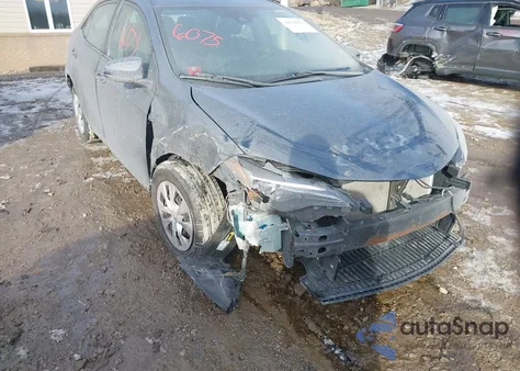 2017 Toyota Corolla L z USA, uszkodzony, nr VIN 2T1BURHE1HC872173